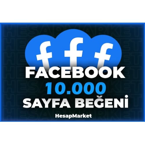  10000 ⭐ FACEBOOK ⭐ SAYFA BEĞENİ